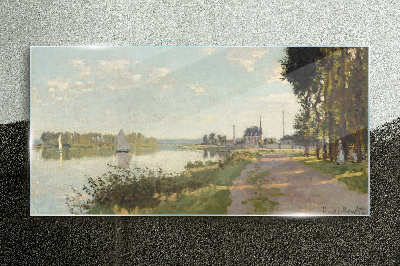Obraz na Szkle Promenada w Argenteuil Monet