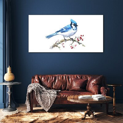 Obraz Szklany Abstrakcja Owoce Zwierzę Ptak