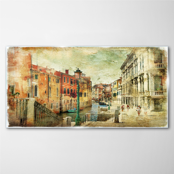 Obraz na Szkle Wenecja rzeka miasto