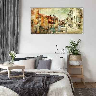 Obraz na Szkle Wenecja rzeka miasto