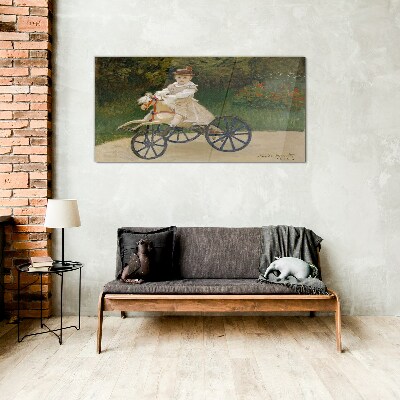 Obraz na Szkle Portret Dziecko Monet