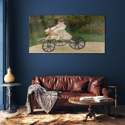 Obraz na Szkle Portret Dziecko Monet