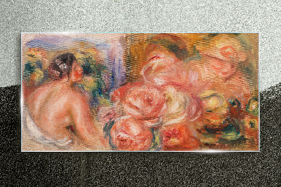 Obraz na Szkle Abstrakcja Kobiety Kwiaty