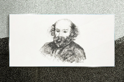 Obraz na Szkle Portret mężczyzny w stylu klasycznym