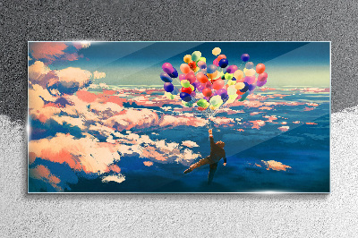 Obraz na Szkle niebo balony