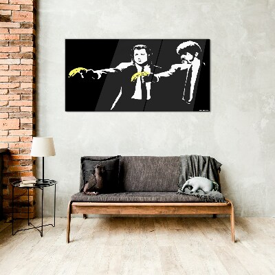 Obraz na Szkle Banany w stylu pop-art