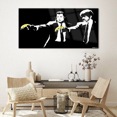 Obraz na Szkle Banany w stylu pop-art