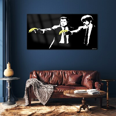 Obraz na Szkle Banany w stylu pop-art