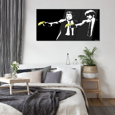 Obraz na Szkle Banany w stylu pop-art