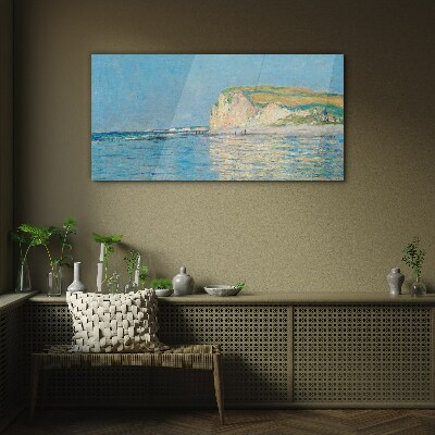 Obraz Szklany Odpływ w Pourville Monet