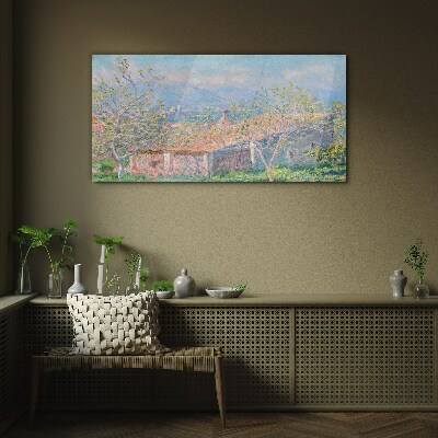 Obraz na Szkle Dom Ogród at Antibes Monet