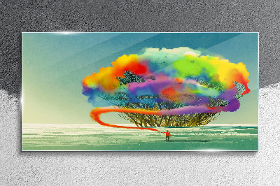 Obraz na Szkle Abstrakcja Drzewo