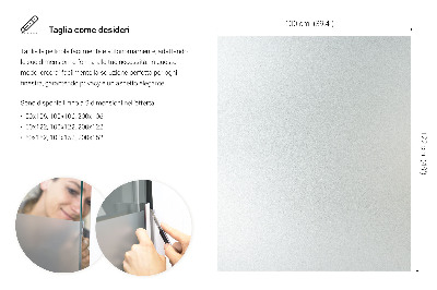 Okleina na okno mleczna przepuszczająca światło