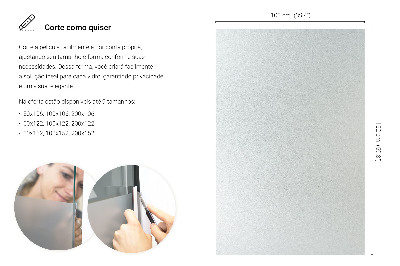 Okleina na okno mleczna przepuszczająca światło