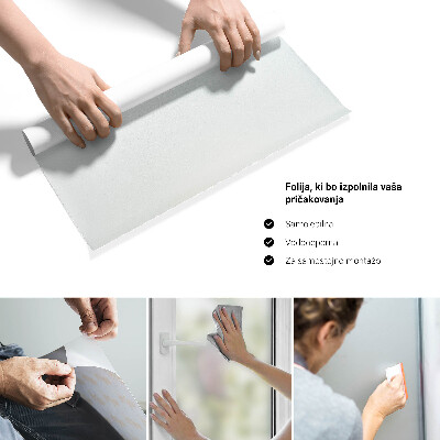 Okleina na okno mleczna przepuszczająca światło