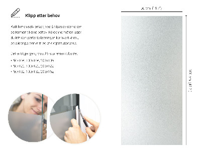 Okleina na okno mleczna folia okienna