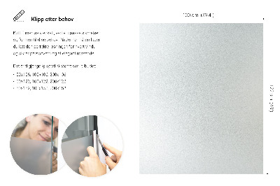 Okleina na okno mleczna folia okienna