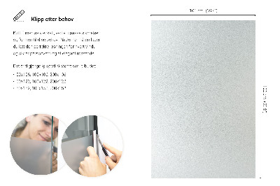 Okleina na okno mleczna przepuszczająca światło