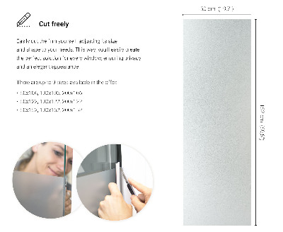 Okleina na okno mleczna przepuszczająca światło