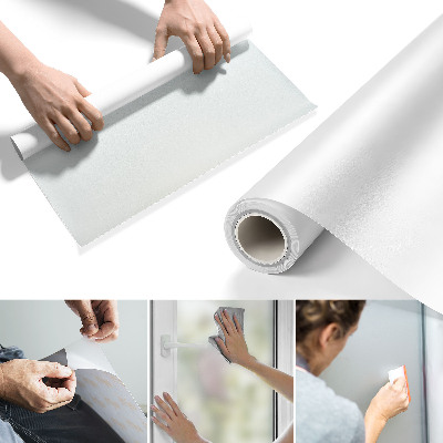 Okleina na okno mleczna przepuszczająca światło