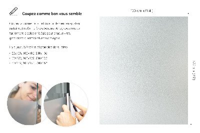 Okleina na okno mleczna przepuszczająca światło