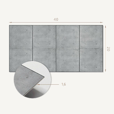 Panel pcv Tekstura surowego betonu