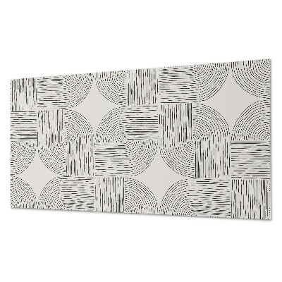 Panel na ścianę Geometryczne linie w układzie