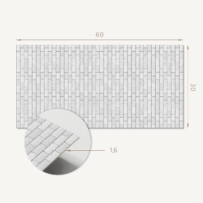 Panel pcv Wzór ceglanej ściany