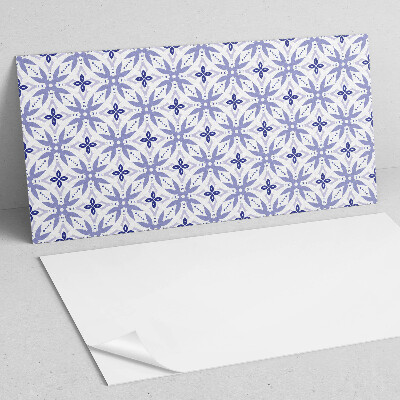 Panel na ścianę Wzór geometryczny z kwiatami