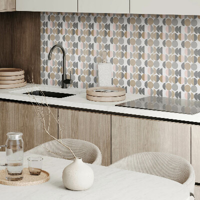 Okładzina ścienna Geometria okręgów i półokręgów