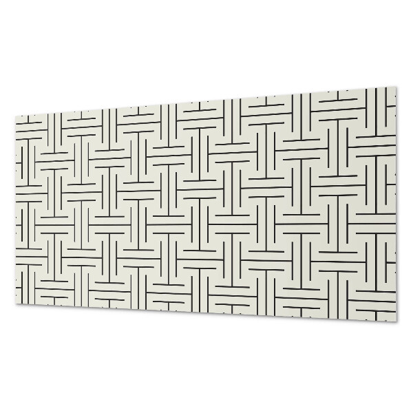 Panel pcv Wzór geometryczny w kratkę