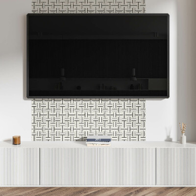 Panel pcv Wzór geometryczny w kratkę