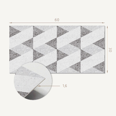Panel na ścianę Geometria w kontrastach