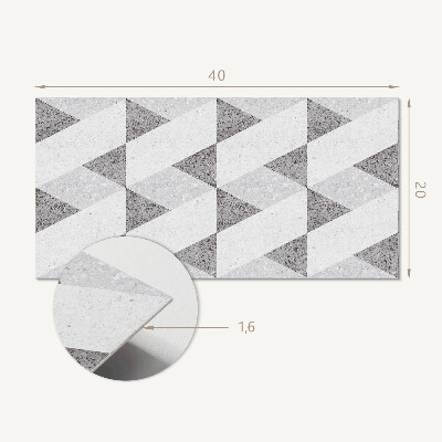 Panel na ścianę Geometria w kontrastach
