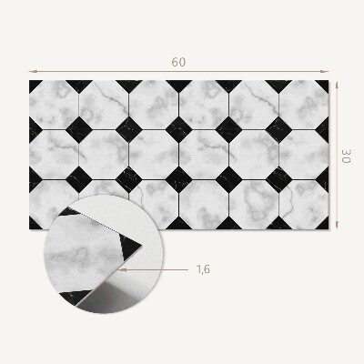 Panel pcv Geometryczne wzory płytek