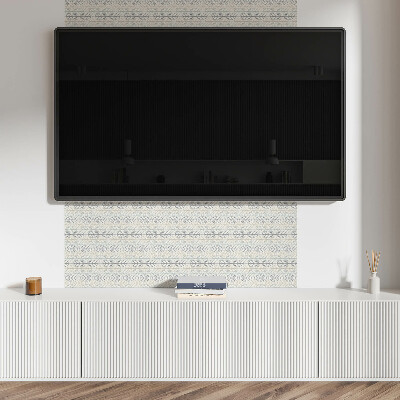 Panel pcv Wzór liści w rombach