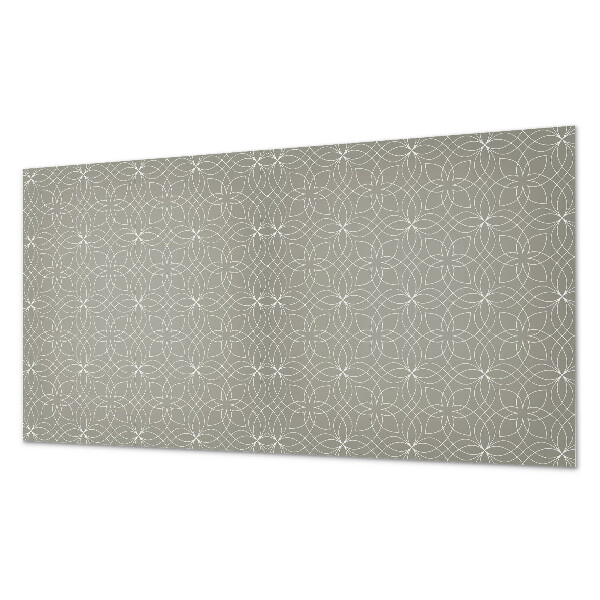 Panel pcv Geometryczny wzór kwiatów