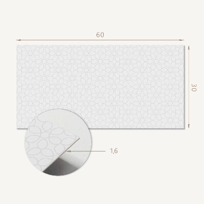 Panel na ścianę Delikatny wzór z okręgami