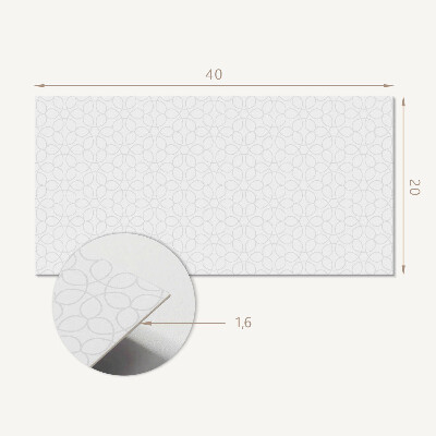 Panel na ścianę Delikatny wzór z okręgami