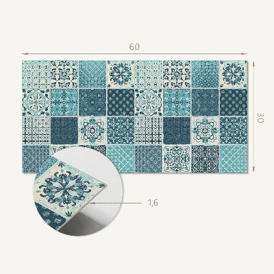 Panel na ścianę Wzory w mozaice geometrycznej