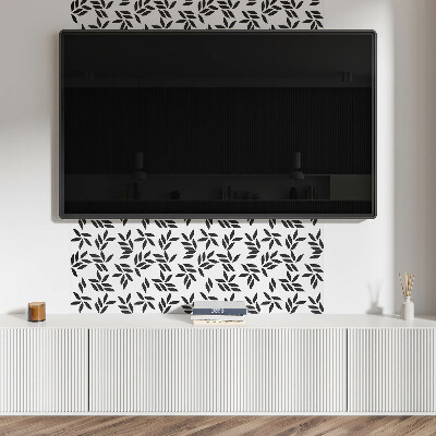 Panel na ścianę Liściasty wzór na tle