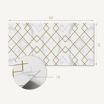 Panel na ścianę Geometryczne wzory na tle
