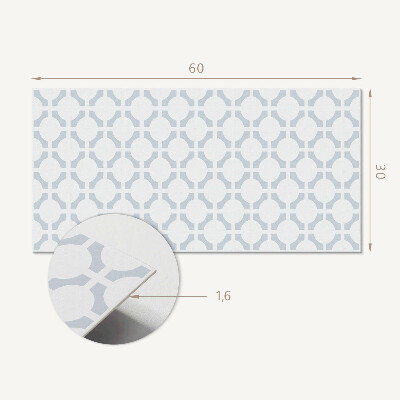 Okładzina ścienna Geometryczny wzór z owalami