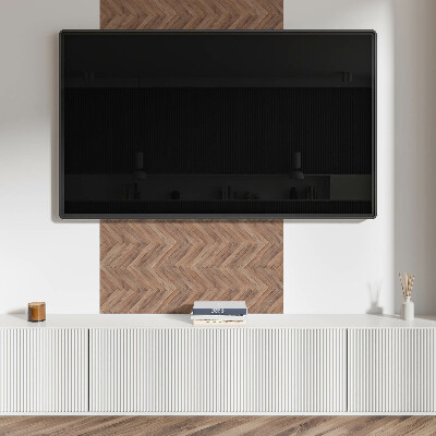 Panel pcv Wzór desek w jodełkę