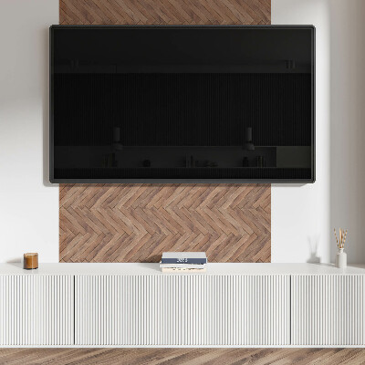 Panel pcv Wzór desek w jodełkę