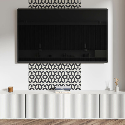 Panel pcv Stylowy wzór z płetwami