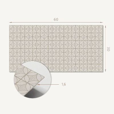 Panel na ścianę Geometryczny wzór z okręgami