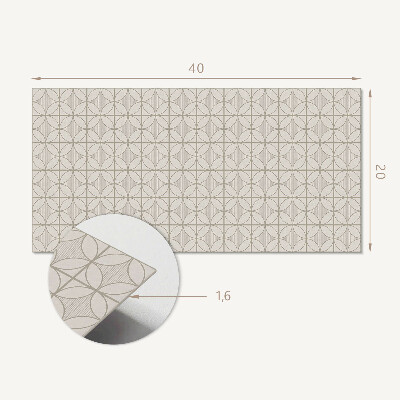 Panel na ścianę Geometryczny wzór z okręgami