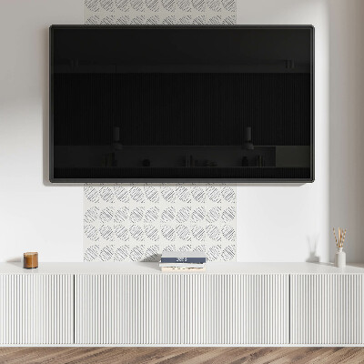 Panel pcv Wzór liści z kropkami