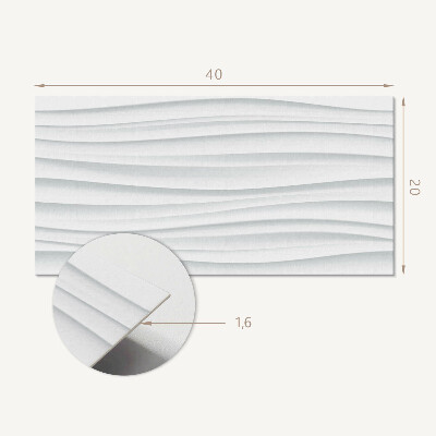 Panel na ścianę Fale w minimalistycznym stylu